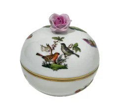 Best Pamono Hungarian Rothschild Porcelain Set fromm Herend, Set of 3