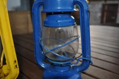 Discount Pamono Hungarian Yellow and Blue Oil Lamps, 1960s, Set of 2