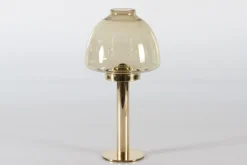Pamono Hurricane Brass Candle Holder L102/32 by Hans-Agne Jakobsson for Hans-Agne Jakobsson Ab Markaryd, Sweden, 1960s> Candleholders