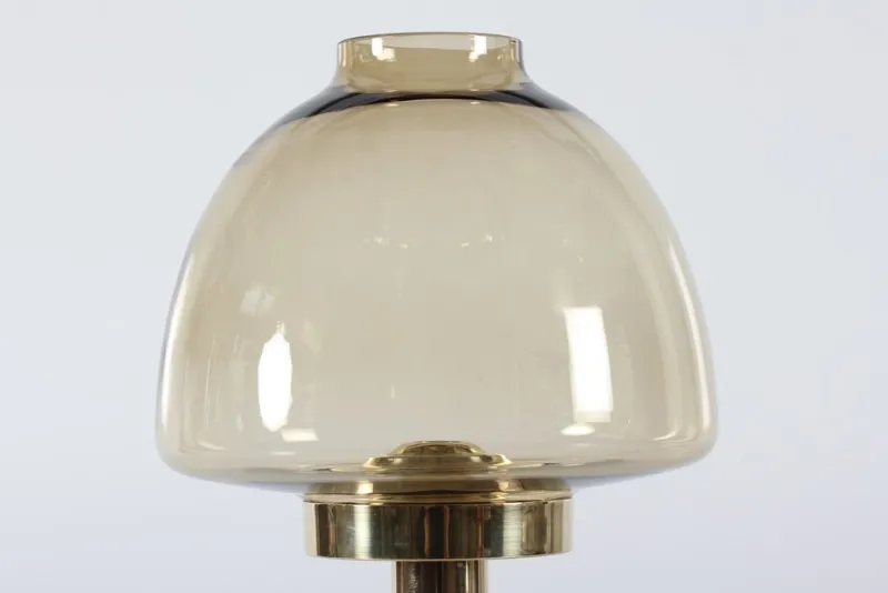Pamono Hurricane Brass Candle Holder L102/32 by Hans-Agne Jakobsson for Hans-Agne Jakobsson Ab Markaryd, Sweden, 1960s> Candleholders