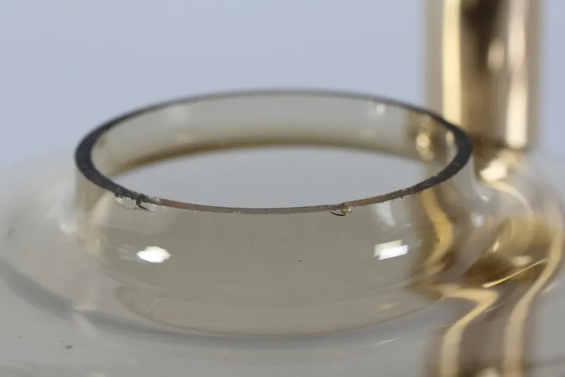 Pamono Hurricane Brass Candle Holder L102/32 by Hans-Agne Jakobsson for Hans-Agne Jakobsson Ab Markaryd, Sweden, 1960s> Candleholders