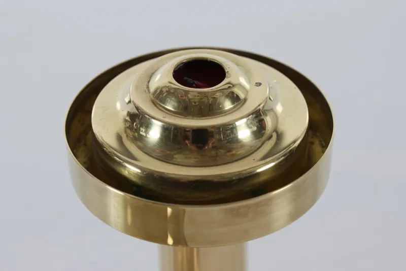Pamono Hurricane Brass Candle Holder L102/32 by Hans-Agne Jakobsson for Hans-Agne Jakobsson Ab Markaryd, Sweden, 1960s> Candleholders