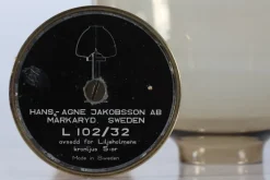 Pamono Hurricane Brass Candle Holder L102/32 by Hans-Agne Jakobsson for Hans-Agne Jakobsson Ab Markaryd, Sweden, 1960s><noscript><img width=
