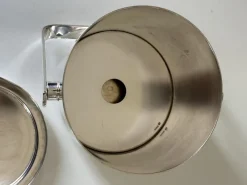 Pamono Ice Bucket and Tongs by Gallia Christofle for Christofle, Set of 2><noscript><img width=