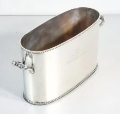 Pamono Ice Bucket in Silver-Plated Metal from Moet & Chandon><noscript><img width=