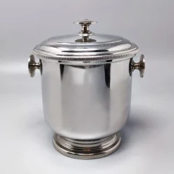 Pamono Ice Bucket in Stainless Steel by Aldo Tura for Macabo, 1960s> Ice Buckets & Wine Coolers
