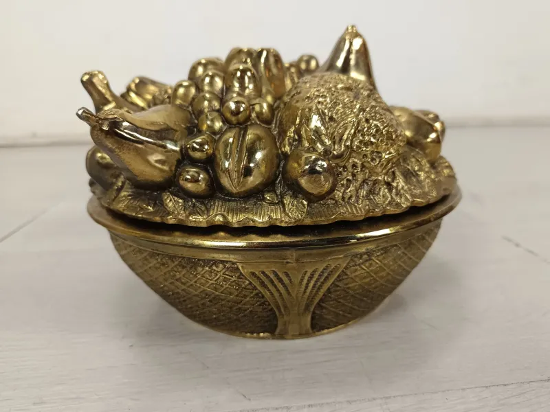 Hot Pamono Ice Bucket with Golden Fruit Salad by Mauro Manetti, 1970s