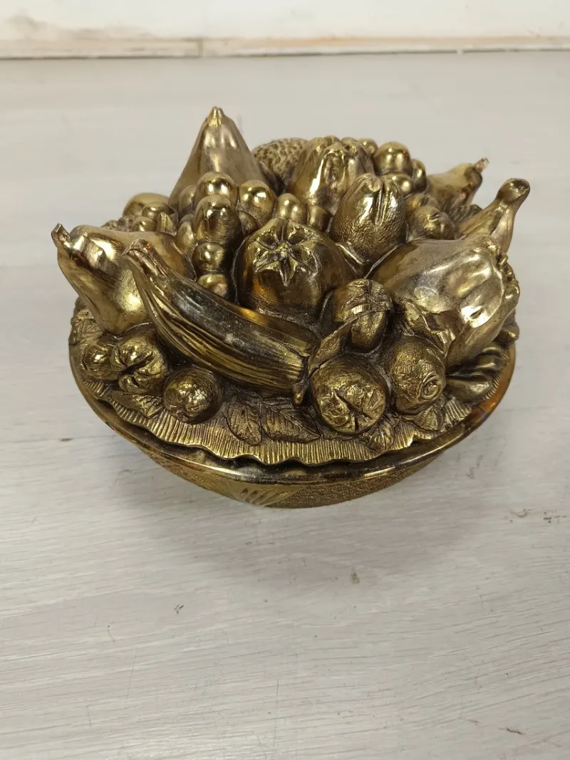 Hot Pamono Ice Bucket with Golden Fruit Salad by Mauro Manetti, 1970s