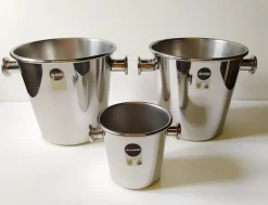 Outlet Pamono Ice Buckets by Ettore Sottsass for Alessi, 1980s, Set of 3
