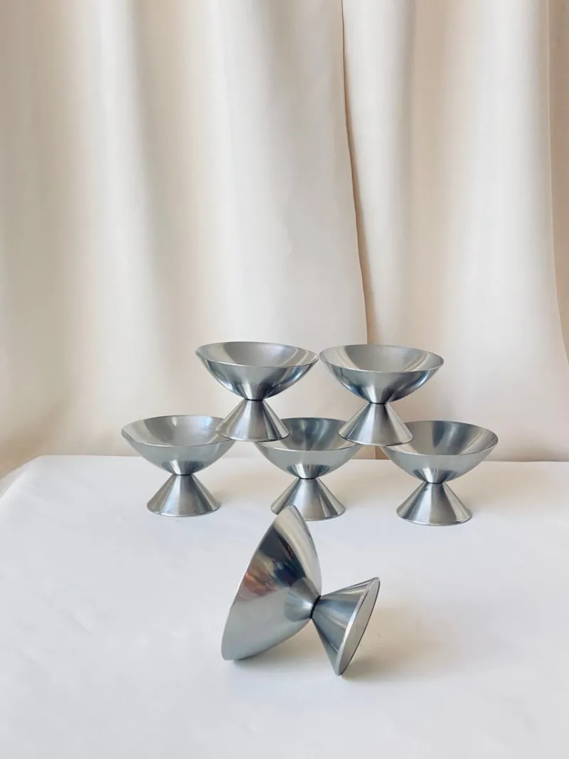 Clearance Pamono Icecream Cups by Christa Petroff-Bohne for ABS, 1960s, Set of 6