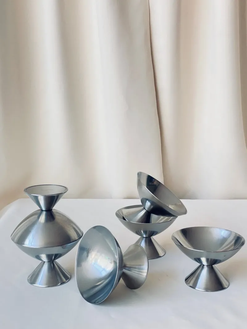 Clearance Pamono Icecream Cups by Christa Petroff-Bohne for ABS, 1960s, Set of 6