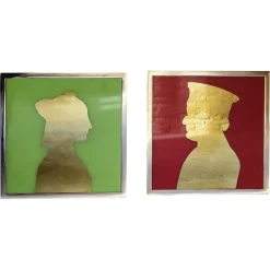 Pamono Icon Wall Decorations by Davide Medri, Set of 2> Wall Decor