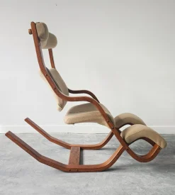 New Pamono Iconic Gravity Balans Reclining Chair attributed to Peter Opsvik for Varier, Norway, 1980s