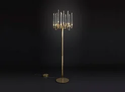 Pamono Il Pezzo 3 Bronze Floor Lamp by Il Pezzo Mancante><noscript><img width=