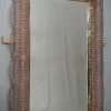 Outlet Pamono Illuminated Pink Murano Glass and Brass Wall Mirror, 2000s