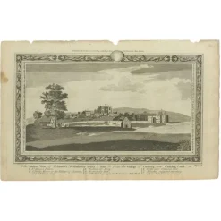 Outlet Pamono Illustration of the Famous Westminster Abbey, London, England, 1800