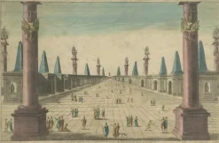 Pamono Illustration of the Prophet's Mosque or Al-Masjid an-Nabawī in Medina><noscript><img width=