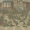 Sale Pamono Illustration of Troops of William of Orange Battling with Amsterdam Citizens, 1580