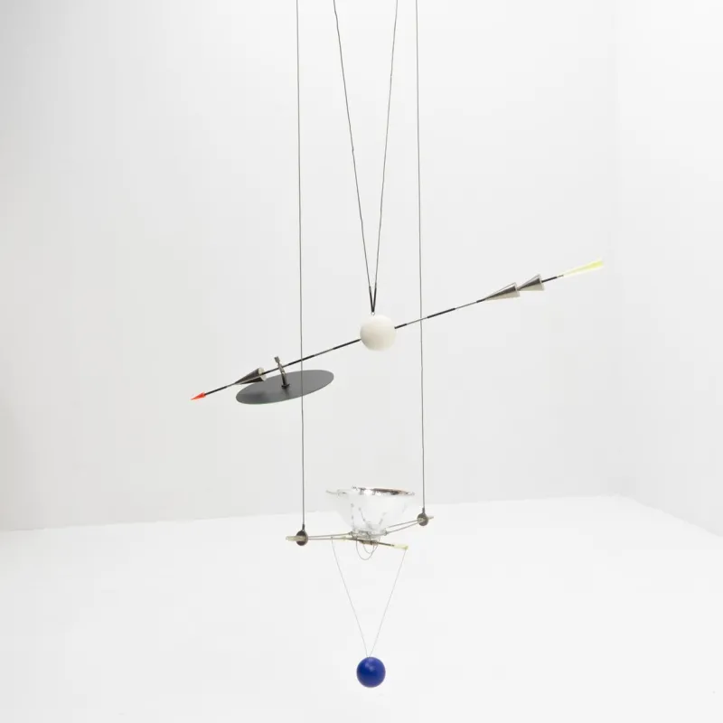Pamono Ilo Ilu Light Sculpture by Ingo Maurer, 1980s> Ceiling Lights