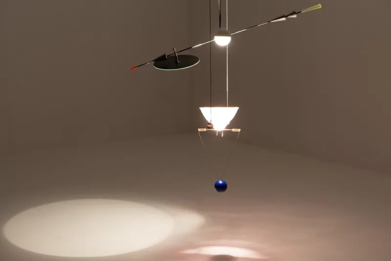Pamono Ilo Ilu Light Sculpture by Ingo Maurer, 1980s> Ceiling Lights