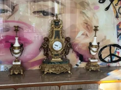 Best Pamono Imperial Mantel Clock from Farbel Fonderie D`art, 1969