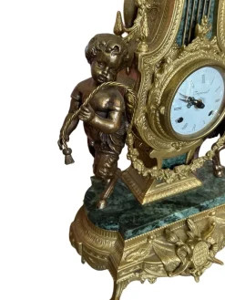 Best Pamono Imperial Mantel Clock from Farbel Fonderie D`art, 1969