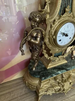 Best Pamono Imperial Mantel Clock from Farbel Fonderie D`art, 1969