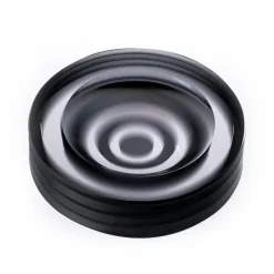Pamono Incisioni Iridi Plissé Ashtrays by Purho, Set of 2><noscript><img width=