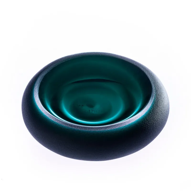 Pamono Incisioni Iridi Sand Ashtrays by Purho, Set of 2> Ashtrays & Catchalls