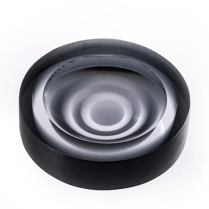Clearance Pamono Incisioni Iridi Stripe Ashtrays by Purho, Set of 2