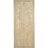 Pamono Indian Carved Wooden Wall Panel with Floral Decoration> Wall Decor