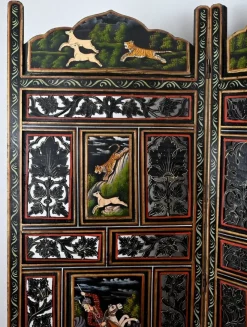 Pamono Indian Four-Part Screen, Rajasthan, Early 1900s><noscript><img width=