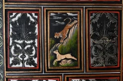 Pamono Indian Four-Part Screen, Rajasthan, Early 1900s><noscript><img width=