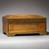 Pamono Indo-Middle Eastern Iron Koftgari Casket, Late 19th Century> Trunks Crates & Baskets