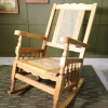 Pamono Indonesian Teak Rocking Chair> Rocking Chairs