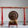 Pamono Indonesian Traditional Gong and Bonang, 1800s, Set of 2> Garden Accessories