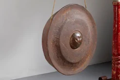 Pamono Indonesian Traditional Gong and Bonang, 1800s, Set of 2><noscript><img width=