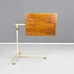 Best Pamono Industrial Adjustable Drafting or Worktable in Iron and Wood, 1960s
