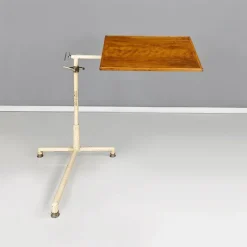 Best Pamono Industrial Adjustable Drafting or Worktable in Iron and Wood, 1960s