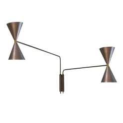 Pamono Industrial Bats Light with 2 Arms by Juanma Lizana