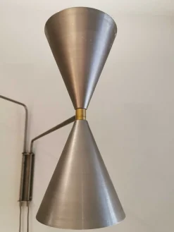 Pamono Industrial Bats Light with 2 Arms by Juanma Lizana