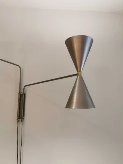 Pamono Industrial Bats Light with 2 Arms by Juanma Lizana