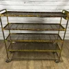 Pamono Industrial Cart Rack in Iron> Serving Bar Carts & Trolleys