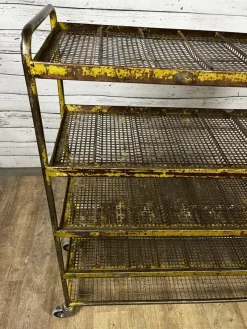 Pamono Industrial Cart Rack in Iron><noscript><img width=
