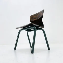 Pamono Industrial Children's School Chair in Plywood by Galvanitas & Eromes, 1960s><noscript><img width=