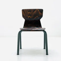 Pamono Industrial Children's School Chair in Plywood by Galvanitas & Eromes, 1960s><noscript><img width=