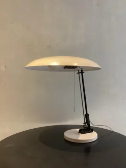 Pamono Industrial Dutch Table Lamp from Nedalo, 1950s><noscript><img width=
