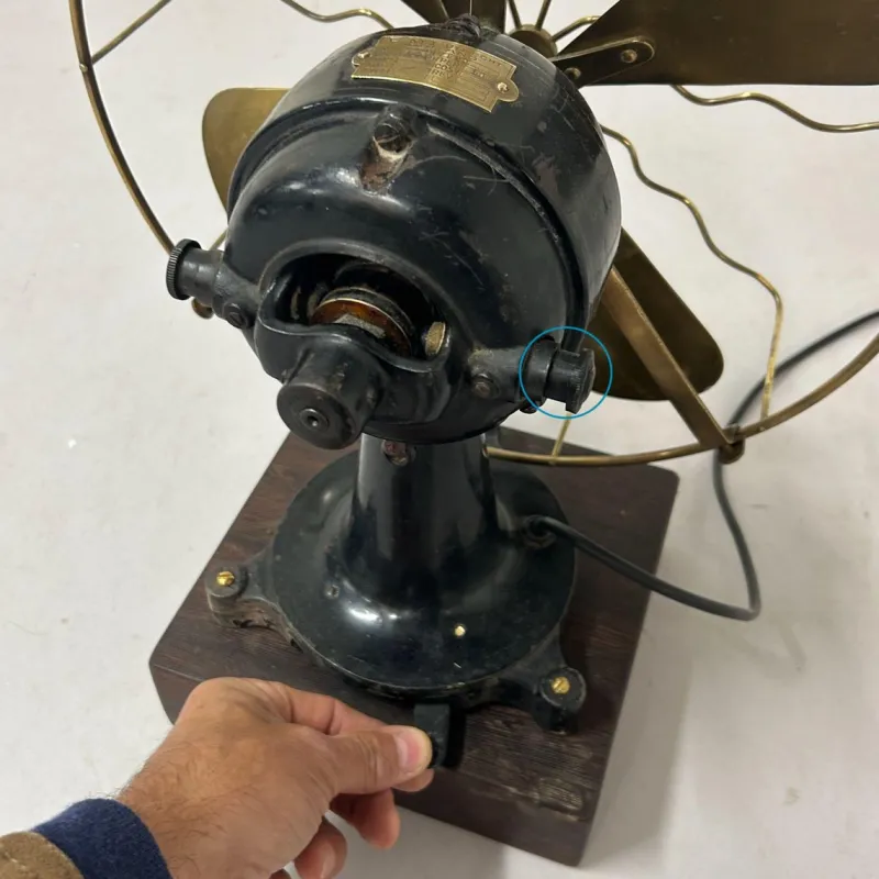 Pamono Industrial Fan by E.M.I. Utrecht, 1930s