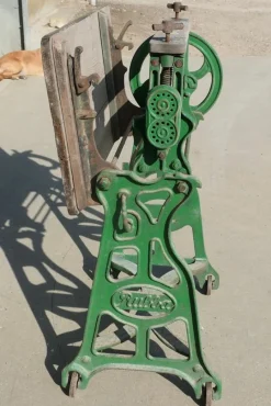 Discount Pamono Industrial Garden Table in Cast-Iron with Pine Top, 1900