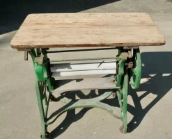 Discount Pamono Industrial Garden Table in Cast-Iron with Pine Top, 1900